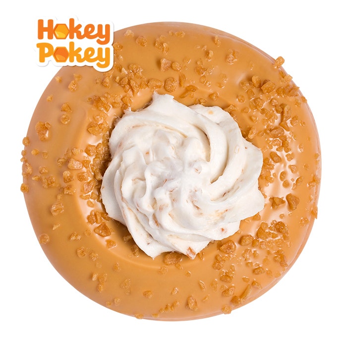 Krispy kreme caramel iced ring store