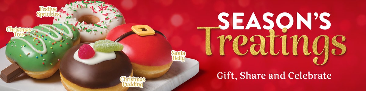Krispy Kreme Christmas Doughnuts now available at your local 7-Eleven Krispy Kreme Christmas Doughnuts now available at your local 7-Eleven