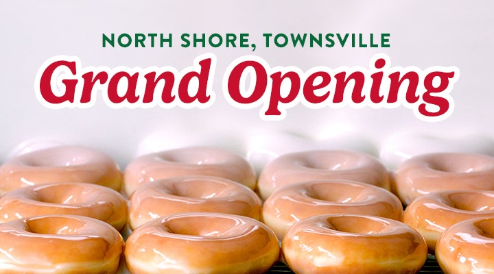 Krispy Kreme Opening in Townsville soon! Fresh original glazed doughnuts coming down the line